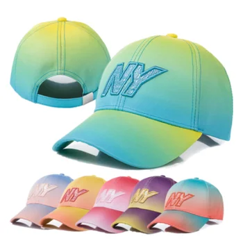 Нова постепенното триизмерна бейзболна шапка с бродерия и букви, мъжки стръмен тренд спортна шапка за спортове на открито, дамска шапка от слънцето