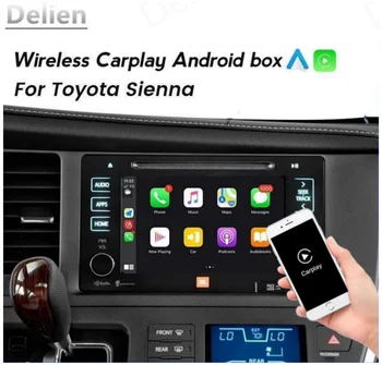 Delien Безжична Apple Carplay За Toyota Sienna CVH 60 PIN/Двухрядный кабел CVH/80 ПИН Android Авто Авто Мултимедиен Модул за игра
