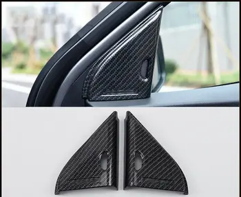 Триъгълен тампон A-образна багажник за Nissan Ритници 2017-2020 2 елемента от въглеродни влакна черна модификация на автомобила автомобилни части