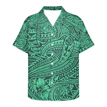 Кумагическая Риза, Мъжки Модни Тениски, Летни, 100% Полиестер, Хавайски, Полинезийски, Племенни, Мъжки Тениски По Поръчка