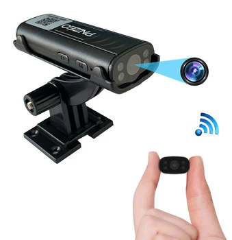 HUOMU W3 Мини камера Домашна Камера за Сигурност Full HD Безжична WiFi Камера Дистанционно Гледане гледане на деца Помещение Малък Записващо устройство