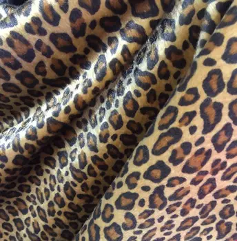 Гореща Мода Имитация Леопардового Бархатного Принта Секс Плат Материал