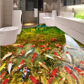 BEIBEHANG custom снимка 3D тапети подове карповые килими подови стенописи 3D PVC самозалепващи се тапети водоустойчиви подове 3d