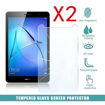 2 елемента Таблетка от Закалено Стъкло на Защитно покритие на Екрана за Huawei Honor Tab 5 8,0 Wi-Fi Пълно Покритие на Екрана Взривозащитен Екран