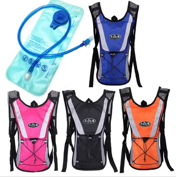 Чанта за вода чанта на раменете, за да ktm раница за езда осъществяване на спортна Раница Колоездене, Открит безплатен 2Л чанта за вода случаен цвят