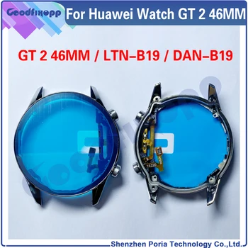 За Huawei Watch GT 2 LTN-B19 DAN-B19 Медии-калъф Среден LCD екран Скоба Рамка Подкрепа За Huawei Watch GT2 Смяна на Рамката