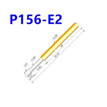 100 бр./опаковане. Пружинен Тест сонда P156-E2 Игольчатая тръба Външен диаметър на 2,36 мм ИКТ Пружинен напръстник