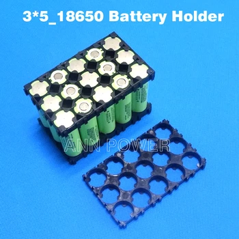 Безплатна доставка! 3 * 5 18650 притежателя на батерията 3P5S или 5P3S притежателя, използван за 11,1 В или 18 В една литиева батерия